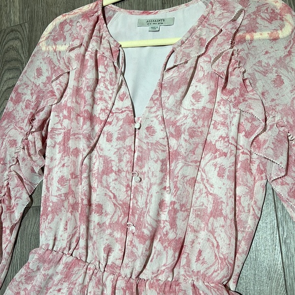 Allsaints Floral Playsuit - Picture 2 of 4